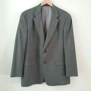 Hart Schaffner Marx Gold Trumpeter Gray Wool Coat
